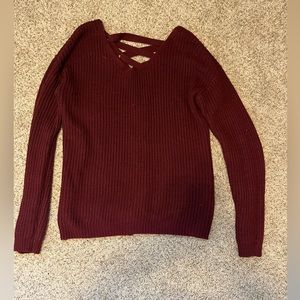 Rue21 criss cross back sweater